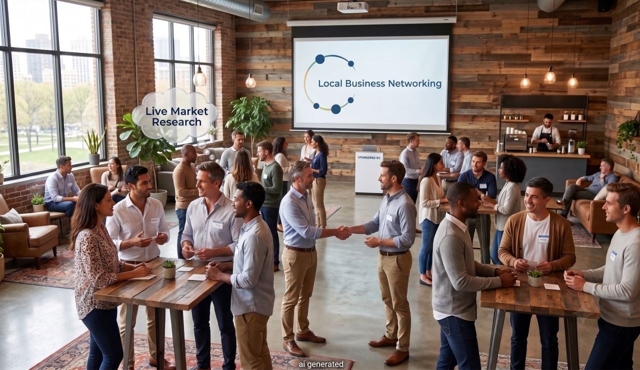Networking events are underrated market research labs! Networking events are underrated market research labs!